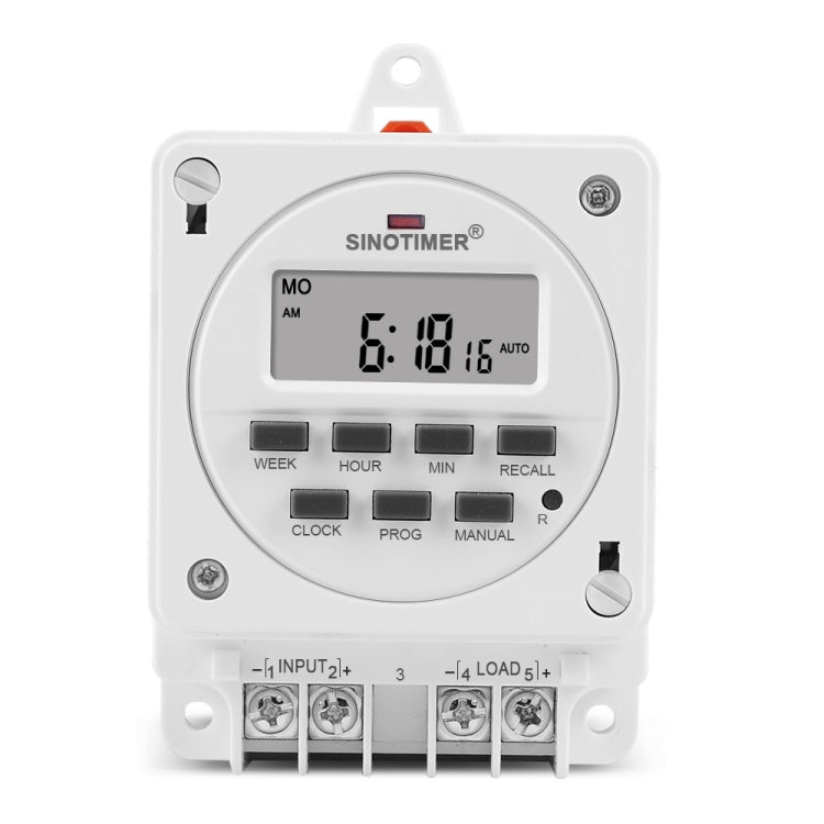 Timer digitale programmabile 7 giorni 16A 220V/12V
