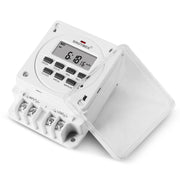 Timer digitale programmabile intelligente da 7 giorni, interruttore da 16 A, controller con base di montaggio, SINOTIMER TM618E -2 220V, SINOTIMER TM618E -4 12V