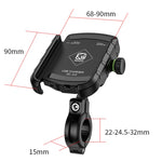 Supporto per cellulare da ciclismo per bicicletta Kewig M8S in alluminio per bicicletta