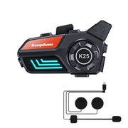 Auricolare Bluetooth impermeabile per casco da motociclista KUQIBAO con luce