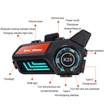 Auricolare Bluetooth impermeabile per casco da motociclista
