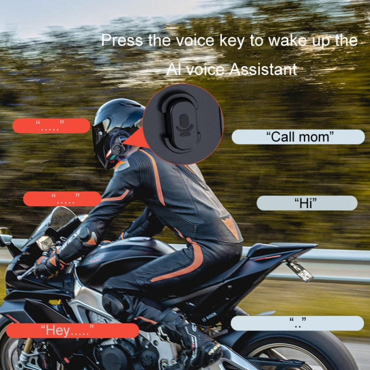 Auricolare Bluetooth impermeabile per casco da motociclista