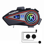 Auricolare Bluetooth per casco da motociclista con luce LED