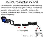 Caricabatterie per telefono per moto Kewig, supporto di ricarica USB impermeabile per ricarica rapida per guida all'aperto, B10-A