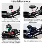 Caricabatterie per telefono per moto Kewig, supporto di ricarica USB impermeabile per ricarica rapida per guida all'aperto, B10-A