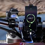 Caricabatterie per telefono per moto Kewig, supporto di ricarica USB impermeabile per ricarica rapida per guida all'aperto, B10-A