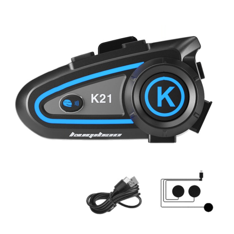 Casco motociclista KUQIBAO con auricolare Bluetooth K21