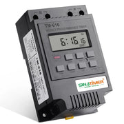 Relè di controllo dell'interruttore del timer digitale programmabile settimanale 30A, SINOTIMER TM616B-1 110V, SINOTIMER TM616B-2 220V, SINOTIMER TM616B-4 12V, SINOTIMER TM616W-2 220V, SINOTIMER TM616W-4 12V