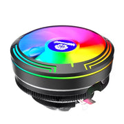 Ventola di raffreddamento per CPU da tavolo con raffreddamento a LED colorato a 4 pin, Ice Blade W120