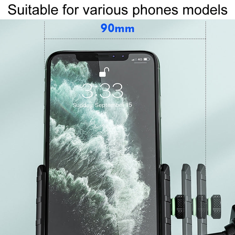 Supporto per telefono con navigazione per moto Kewig M8, supporto di ricarica per equitazione all'aperto