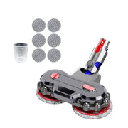 Aspirapolvere elettrico con testa per mocio con serbatoio dell'acqua staccabile e 6 panni per mocio, For Dyson V7 / V8 / V10 / V11 / V15 / G5, For Dyson V6 / DC62, For Dyson V10 Slim / V12