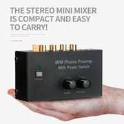 Preamplificatore per giradischi in vinile, spina UE, PP500 EU Plug