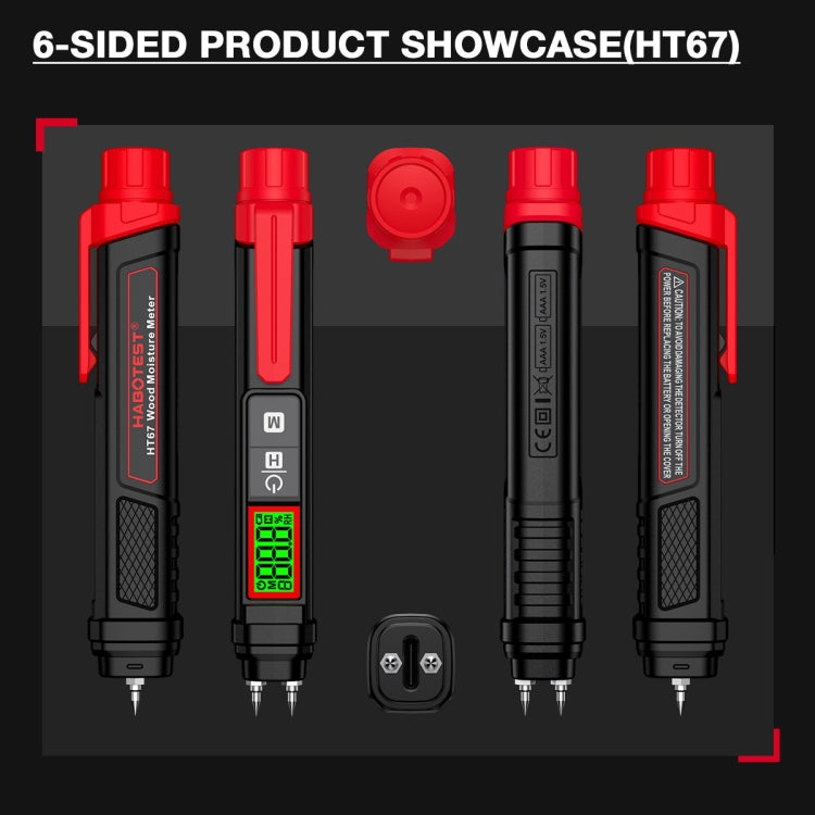 Tester rapido umidità legno HABOTEST 0-58%