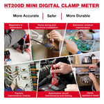 Mini multimetro a pinza digitale portatile 600V 200A