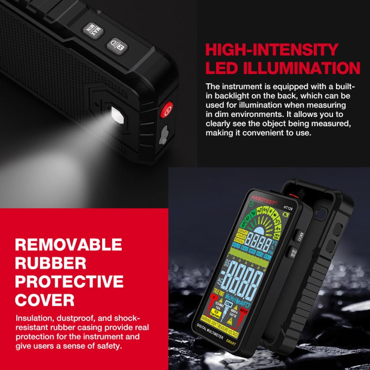 Multimetro digitale intelligente HABOTEST 600V 10A