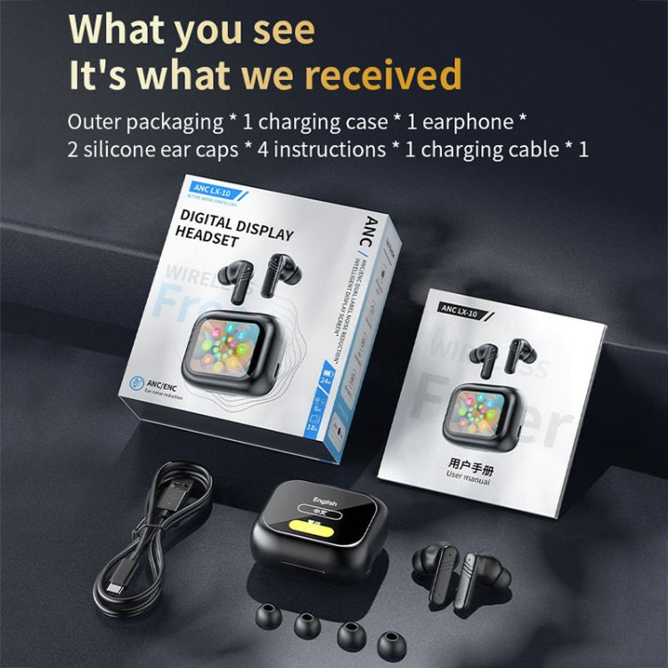 Auricolari wireless Bluetooth in-ear LX-10 con ANC e touch