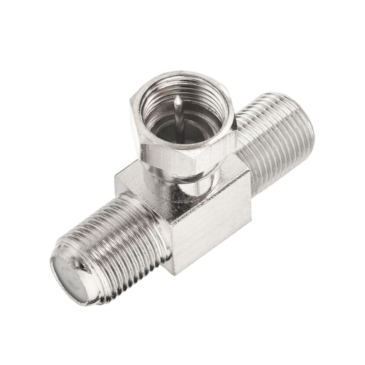 Adattatore connettore coassiale a 3 vie splitter tipo F maschio a doppio connettore femmina F, F Male To Dual F Female