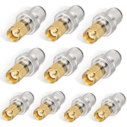 10 pz/confezione RP-SMA maschio crimpare connettore saldato per LMR-400 / Belden-9913 / RG8 / RG213 cavo coassiale, RP-SMA