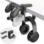 Supporto per cuffie con rotazione a 360 gradi con organizer per maniglia di gioco, TR-68