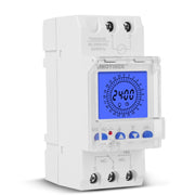 SINOTIMER TM929AKL 85-265V 16A 24 ore Digitale Analogico Din Modulo Interruttore Tempo con Retroilluminazione, 16A