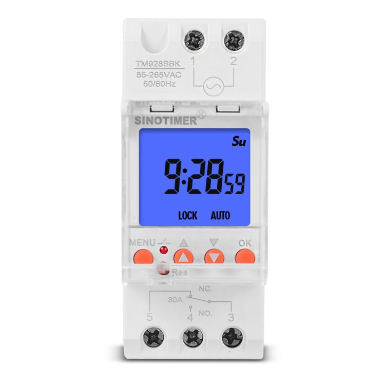 Interruttore orario elettronico programmabile 30A 85-265V