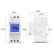 SINOTIMER TM928SBKL 85-265V 30A 1 secondo a 168 ore Interruttore orario elettronico programmabile, 30A