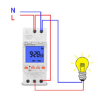 Interruttore orario elettronico programmabile 30A 85-265V