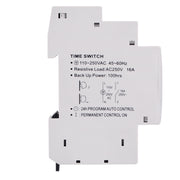 SINOTIMER TM610C 110-250V 16A Temporizzatore meccanico al quarzo 24 ore Relè su guida Din programmabile, TM610C