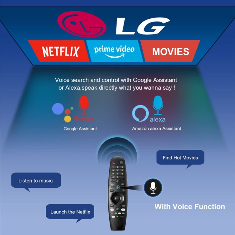 Telecomando Bluetooth vocale per TV LG AKB75855501