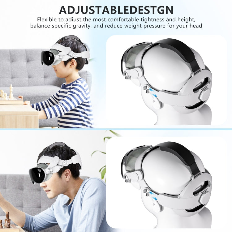 Per Apple Vision Pro VR Headset Cinturino Elite sostituibile Fascia regolabile Comfort