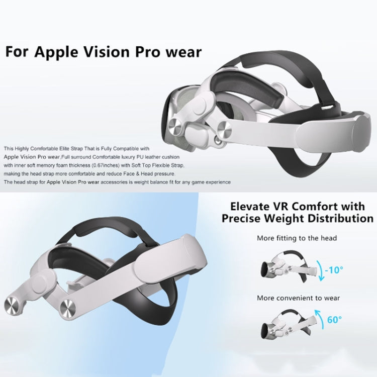 Per Apple Vision Pro VR Headset Cinturino Elite sostituibile Fascia regolabile Comfort