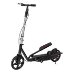 Scooter per adulti Scooter per mobilità a due ruote Bici a pedali a doppia ala, Standard Silver, Standard Black, Folding Black, Folding Silver