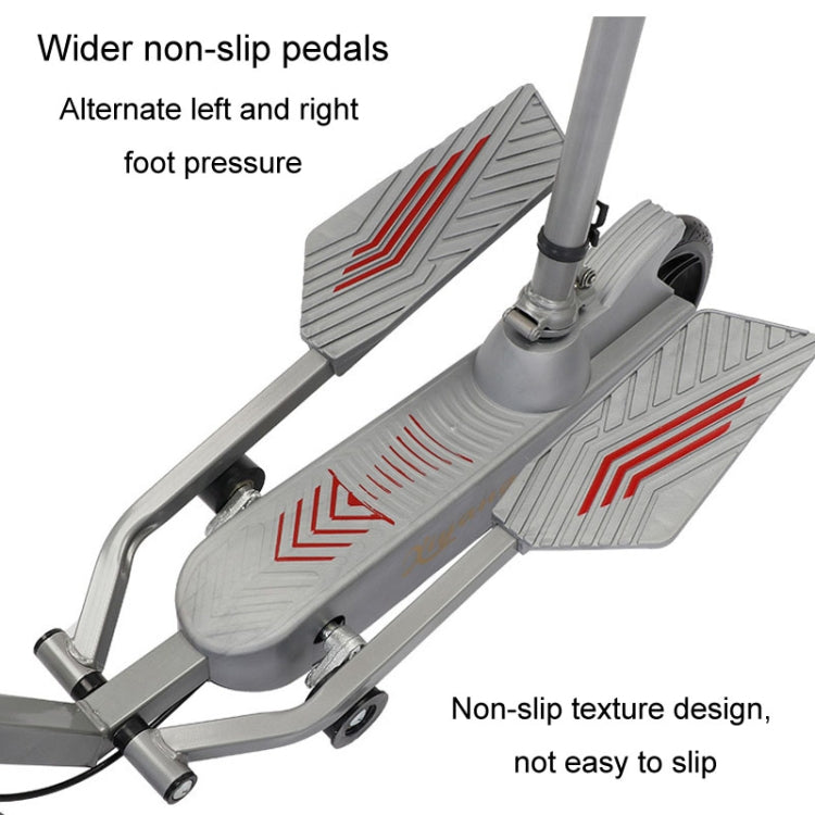 Scooter per adulti Scooter per mobilità a due ruote Bici a pedali a doppia ala, Standard Silver, Standard Black, Folding Black, Folding Silver