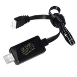 Caricatore USB per batteria al litio 11,1 V 2 A 3 S con luce, 4 Pin Plug