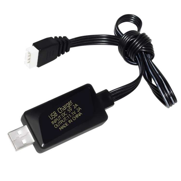 Caricatore USB per batteria al litio 11,1 V 2 A 3 S con luce, 4 Pin Plug