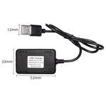 Caricabatterie USB per batteria al litio con protezione in uscita da 11,1 V 2 A 3 S con luce, XH/4P Plug