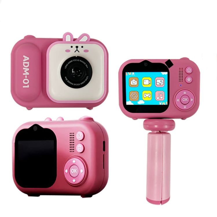 Schermo IPS da 2,4 pollici, doppia lente, 48 MP, mini videocamera digitale per bambini, Without TF Card Pink Bunny, Without TF Card Blue Fox, With 32G TF Card Pink Bunny, With 32G TF Card Blue Fox, With 64G TF Card Pink Bunny, With 64G TF Card Blue Fox