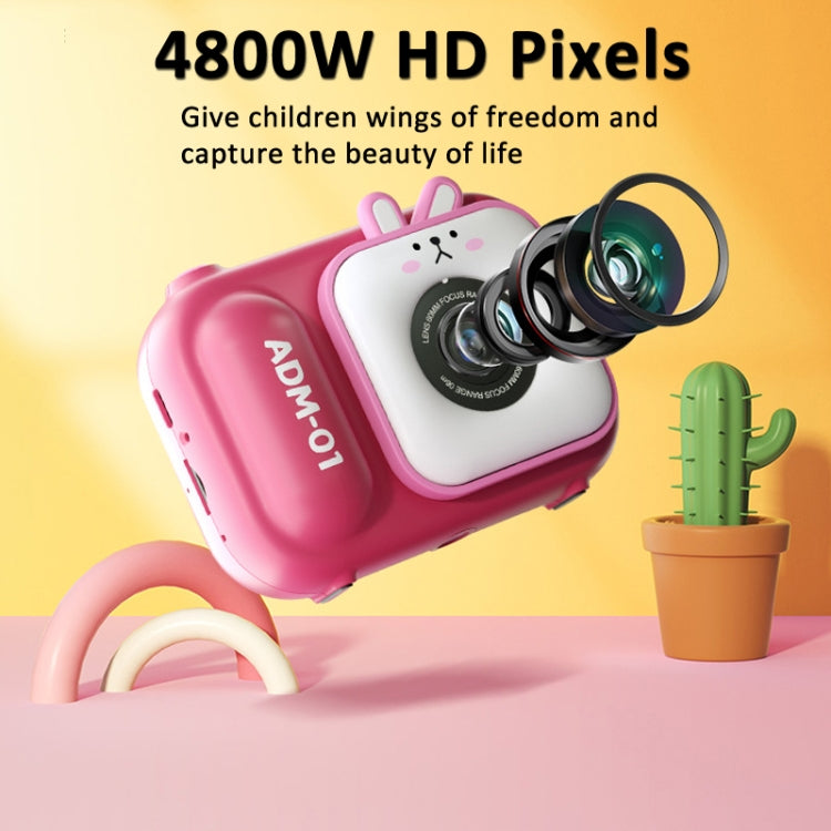 Schermo IPS da 2,4 pollici, doppia lente, 48 MP, mini videocamera digitale per bambini, Without TF Card Pink Bunny, Without TF Card Blue Fox, With 32G TF Card Pink Bunny, With 32G TF Card Blue Fox, With 64G TF Card Pink Bunny, With 64G TF Card Blue Fox