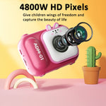 Mini videocamera digitale per bambini 2,4" IPS doppia lente 48MP