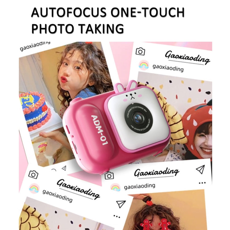 Schermo IPS da 2,4 pollici, doppia lente, 48 MP, mini videocamera digitale per bambini, Without TF Card Pink Bunny, Without TF Card Blue Fox, With 32G TF Card Pink Bunny, With 32G TF Card Blue Fox, With 64G TF Card Pink Bunny, With 64G TF Card Blue Fox
