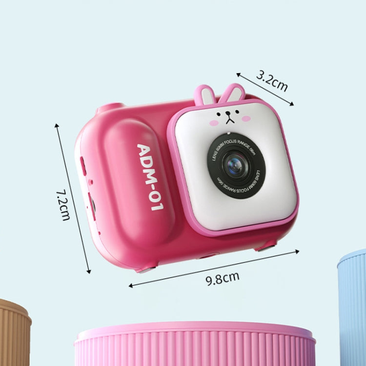 Schermo IPS da 2,4 pollici, doppia lente, 48 MP, mini videocamera digitale per bambini, Without TF Card Pink Bunny, Without TF Card Blue Fox, With 32G TF Card Pink Bunny, With 32G TF Card Blue Fox, With 64G TF Card Pink Bunny, With 64G TF Card Blue Fox