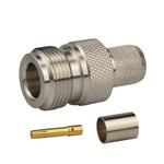 Connettore a crimpare N femmina per cavo LMR400 / Belden 9913 / RG8, N Female