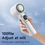Ventilatore portatile Turbo piccolo per esterni, ventola di raffreddamento a 100 velocità, batteria integrata da 4000 mAh
