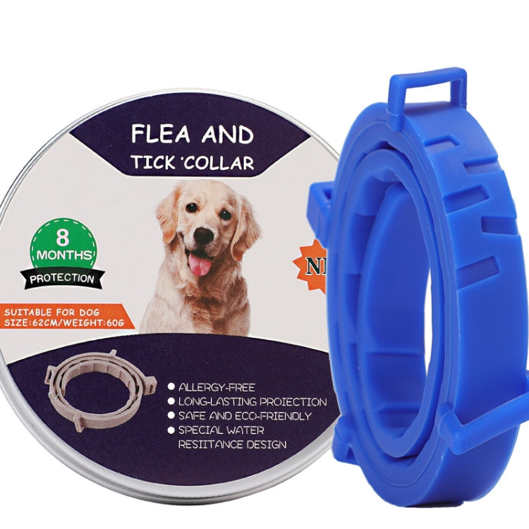 Collare antipulci e zecche per cani e gatti con custodia in alluminio, 72cm Gray, 72cm Orange, 72cm Blue, 38cm Orange, 38cm Pink, 38cm Blue