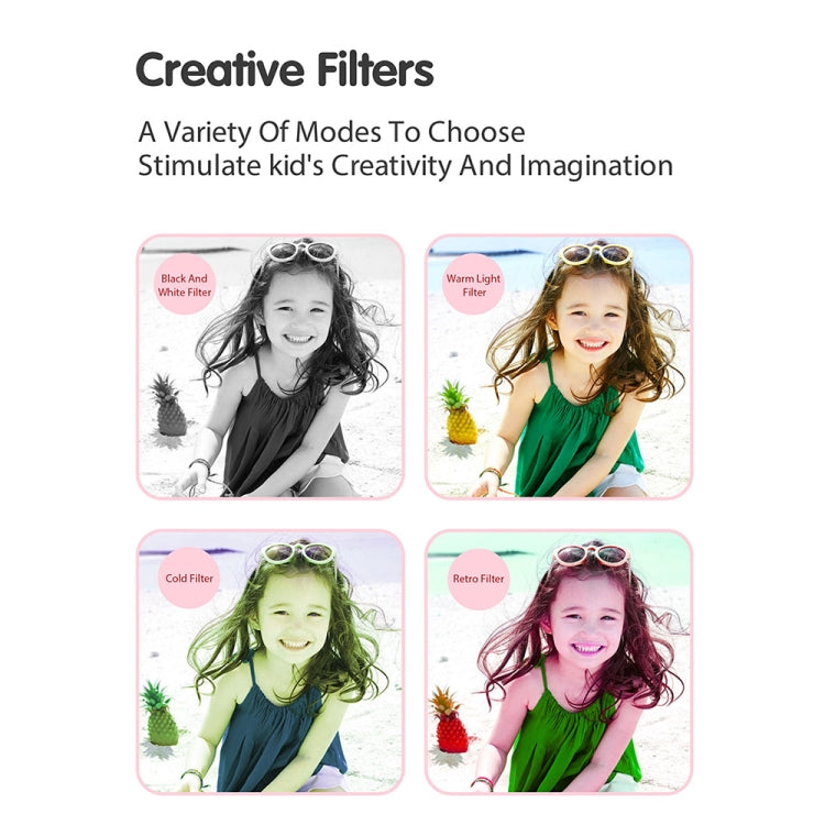 Fotocamera digitale per bambini con stampa termica 2,4 pollici