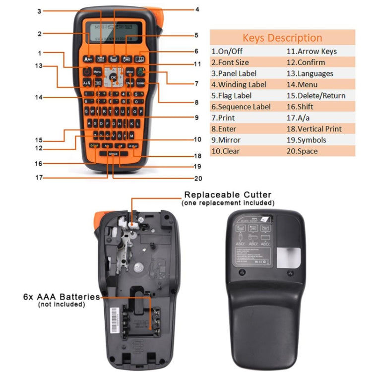 Etichettatrice portatile Phomemo E1000 trasferimento termico