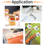 Etichettatrice industriale portatile Phomemo E1000, stampante a trasferimento termico con tastiera, spina USA, Gray, Orange