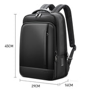 Bopai 61-51011 Zaino per laptop aziendale impermeabile di grande capacità con porta USB+Type-C, 61-51011