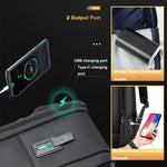 Bopai Zaino impermeabile per laptop con porta USB Type-C