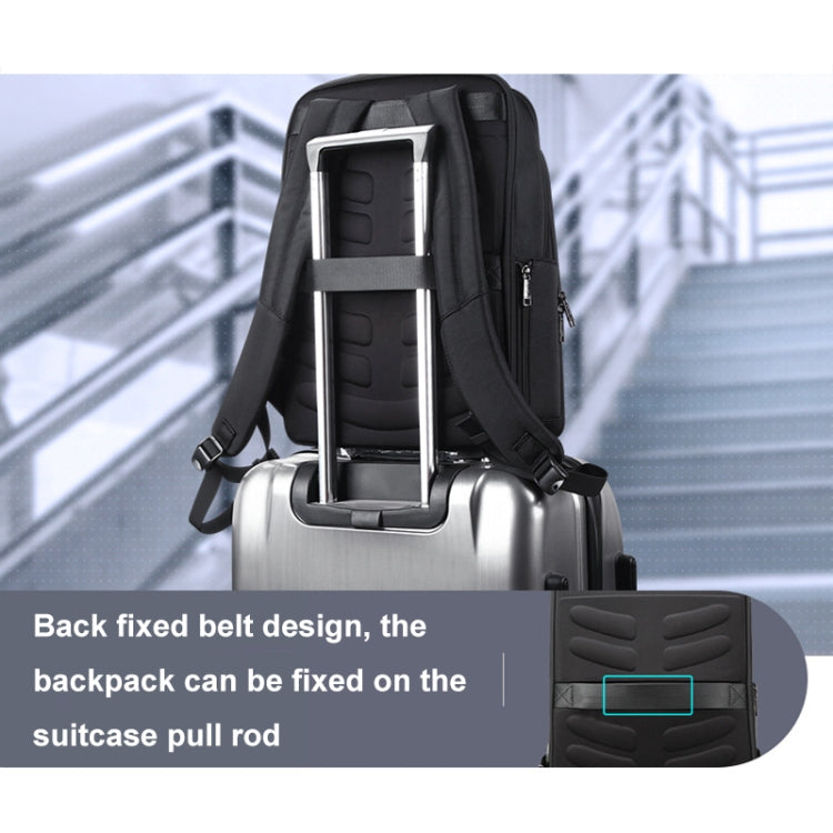 Bopai Zaino impermeabile per laptop con porta USB Type-C